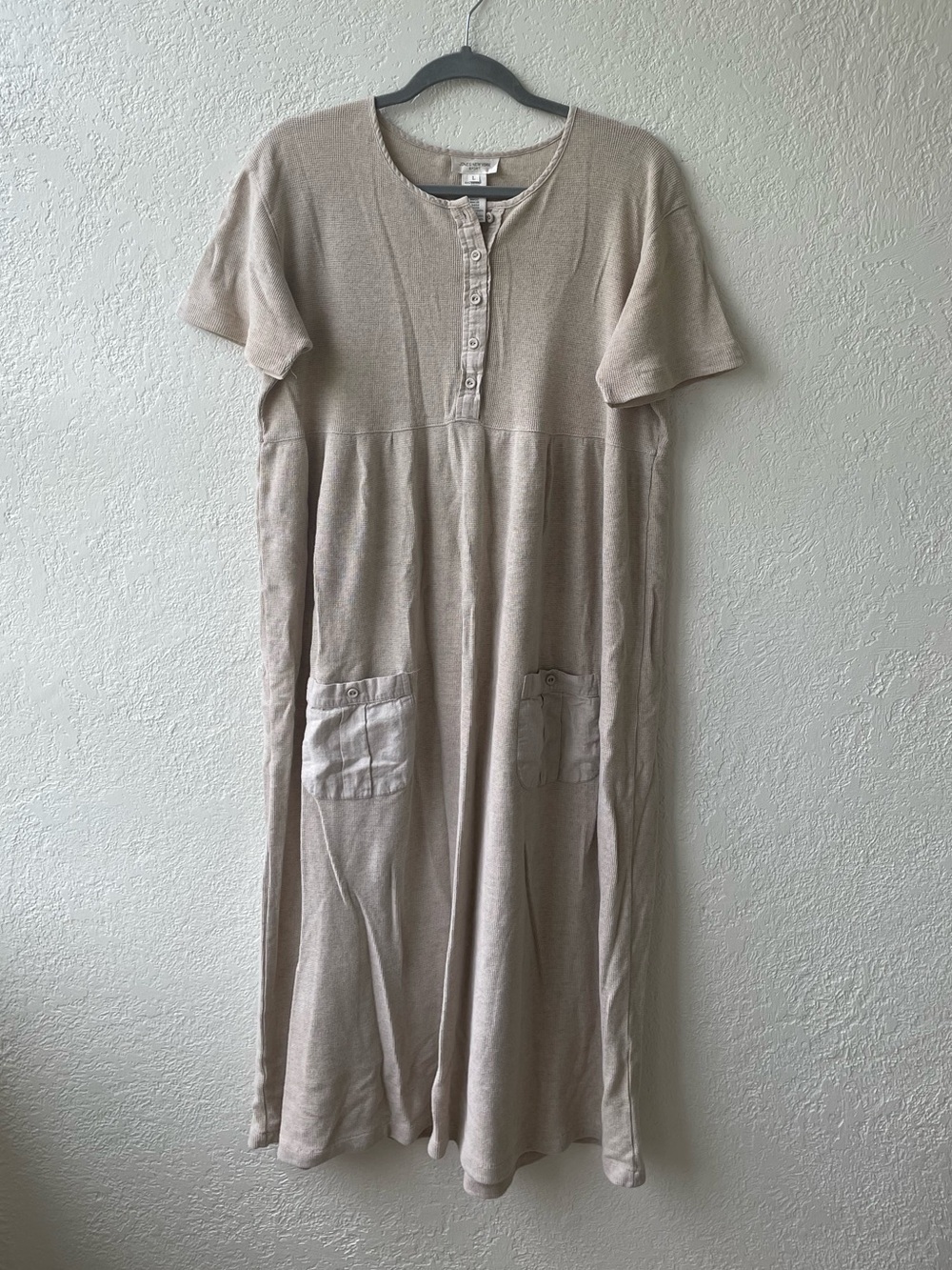 Cottagecore Lagenlook Cotton Linen Dress